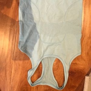 Lululemon baby blue tank.